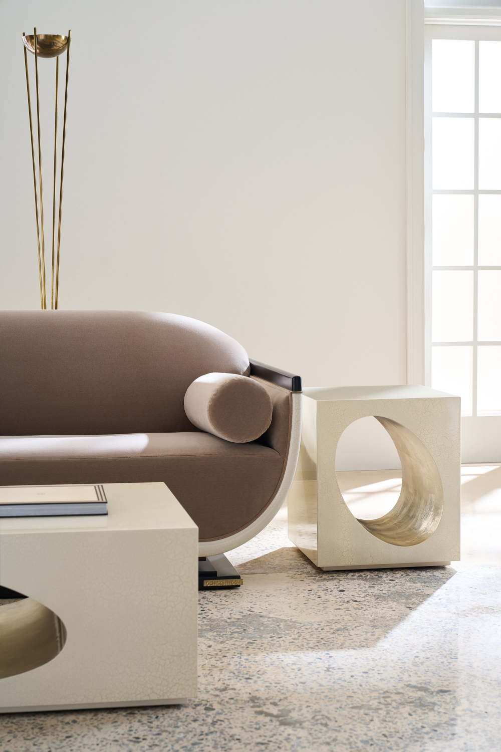 Scooped Frame Sofa | Caracole Helena | Caracole.eu.com