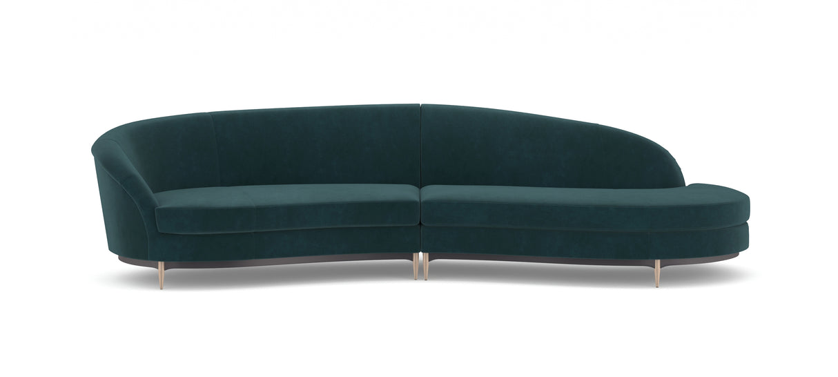 Green Sectional Sofa | Caracole Three's Company