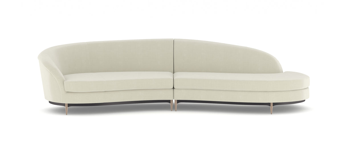 Champagne Sectional Sofa | Caracole Three's Company