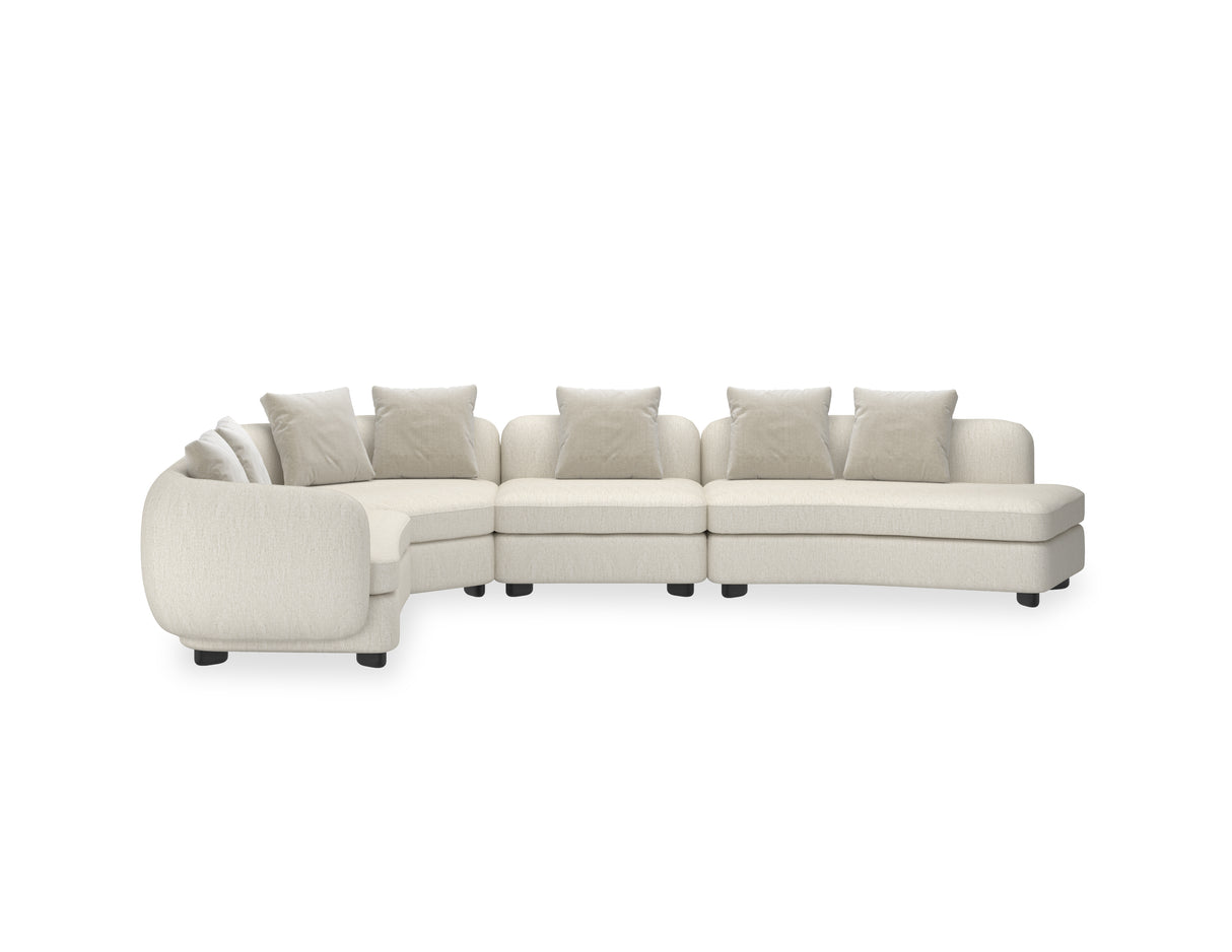 Cream Sectional Sofa | Caracole Lumi