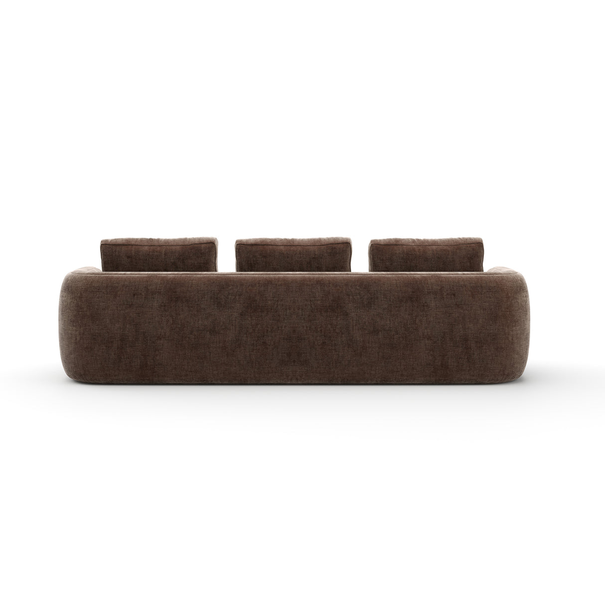 Taupe Velvet Sofa | Caracole Overlap