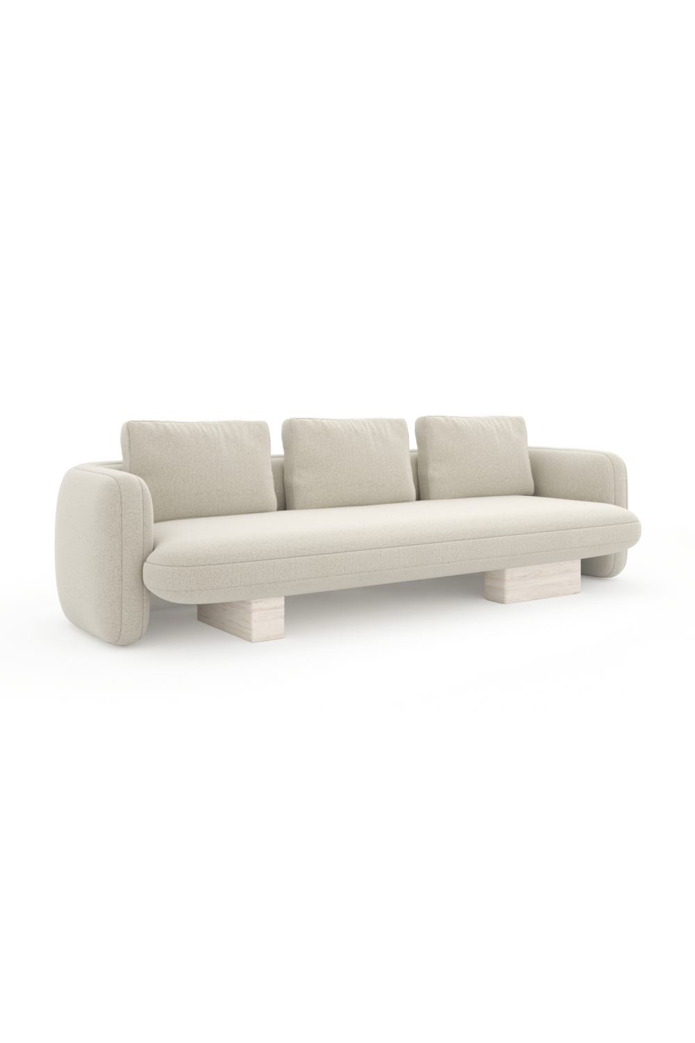 Ecru Linen Sofa | Caracole Overlap | Caracole.eu.com