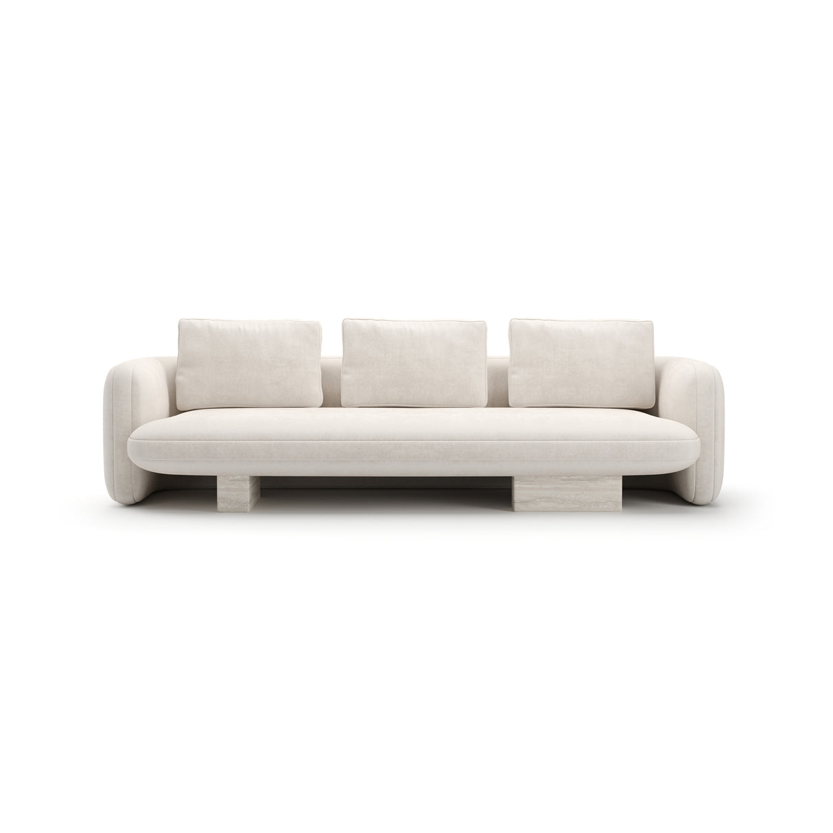 White Linen Bedroom Chaise | Caracole Overlap