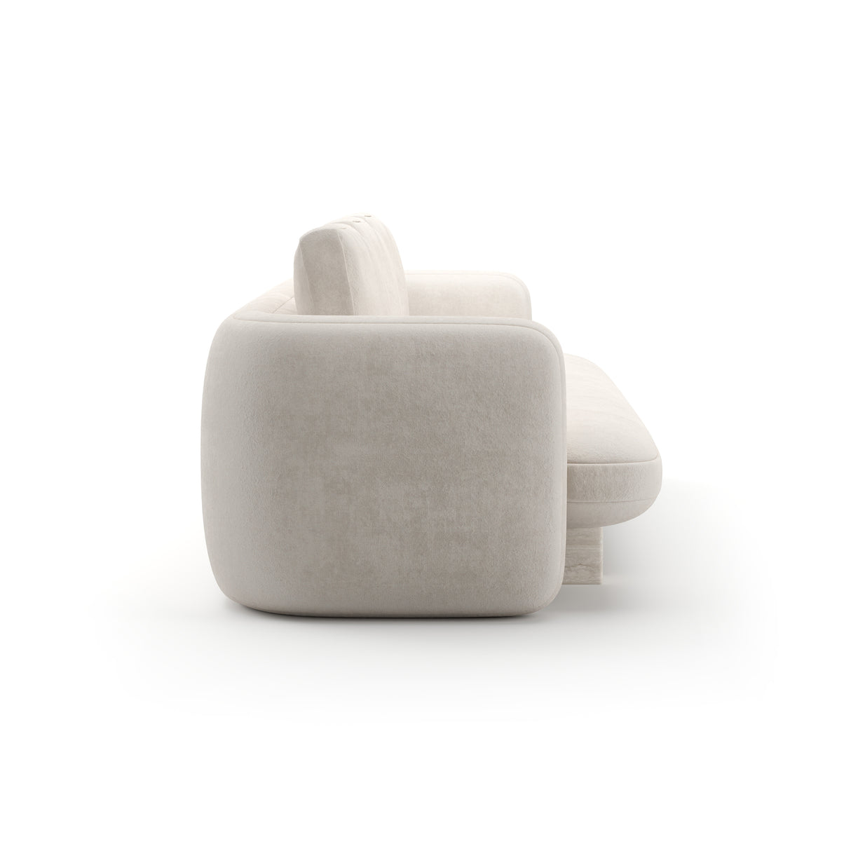 White Linen Bedroom Chaise | Caracole Overlap