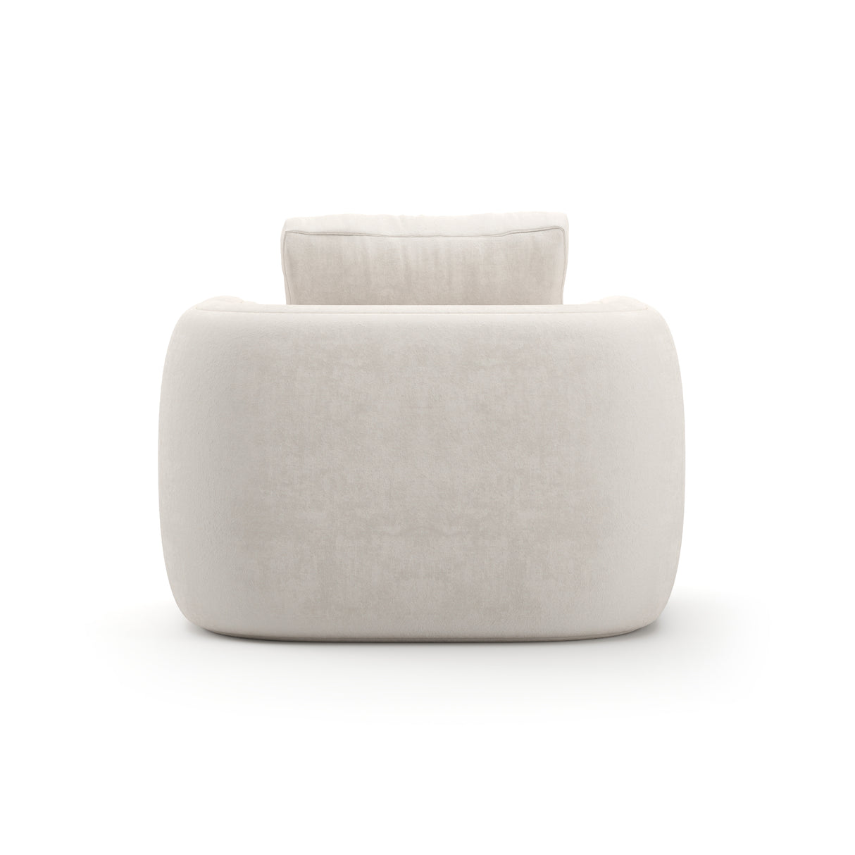 White Linen Accent Chair | Caracole Overlap