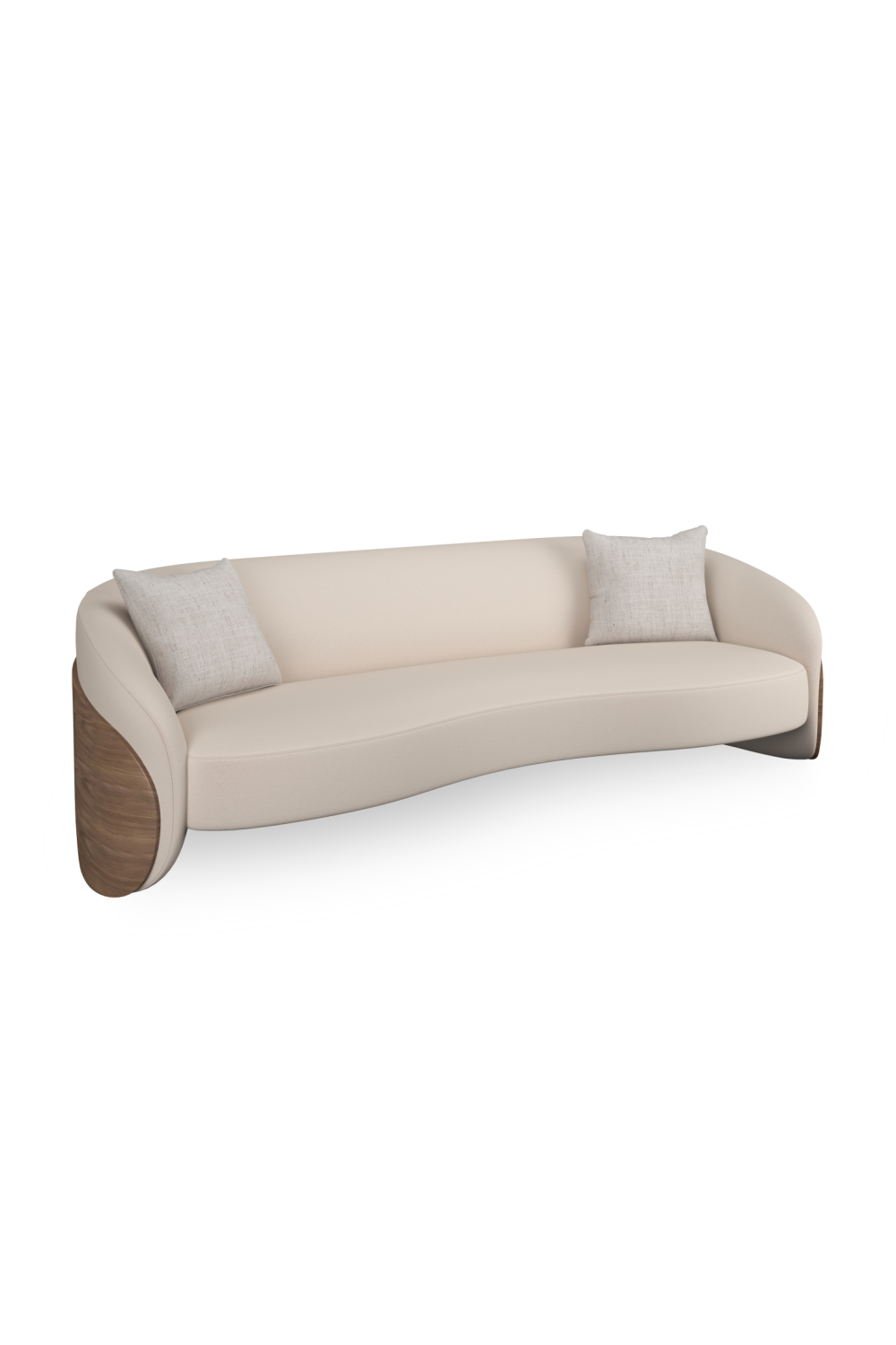 Ivory Mohair Sofa | Caracole Fleur | Caracole.eu.com