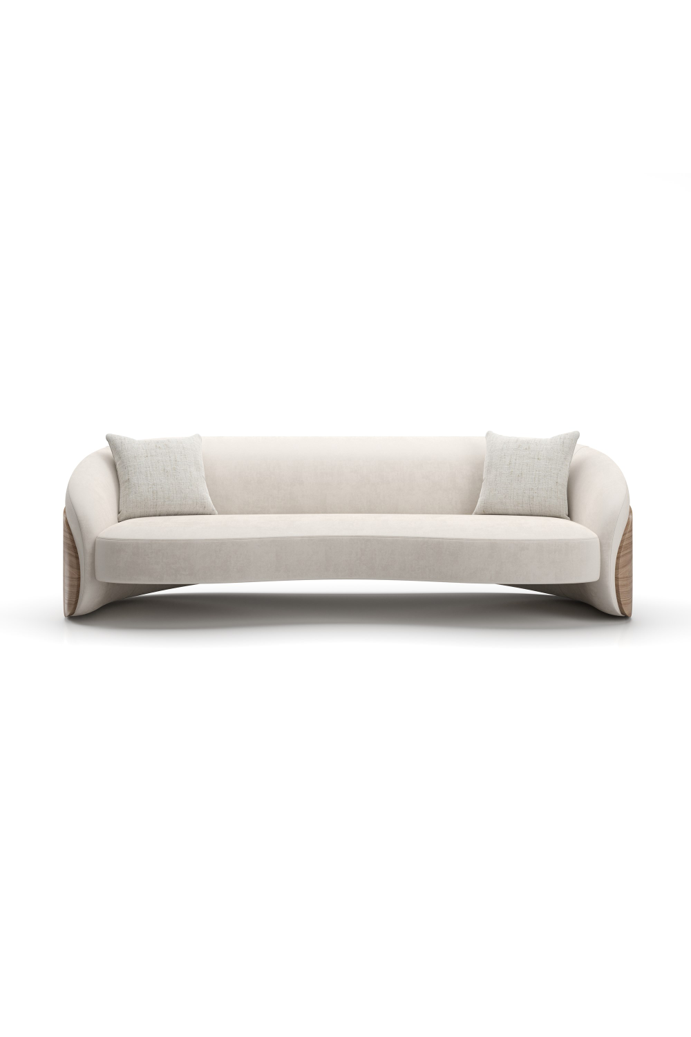 Ivory Mohair Sofa | Caracole Fleur | Caracole.eu.com