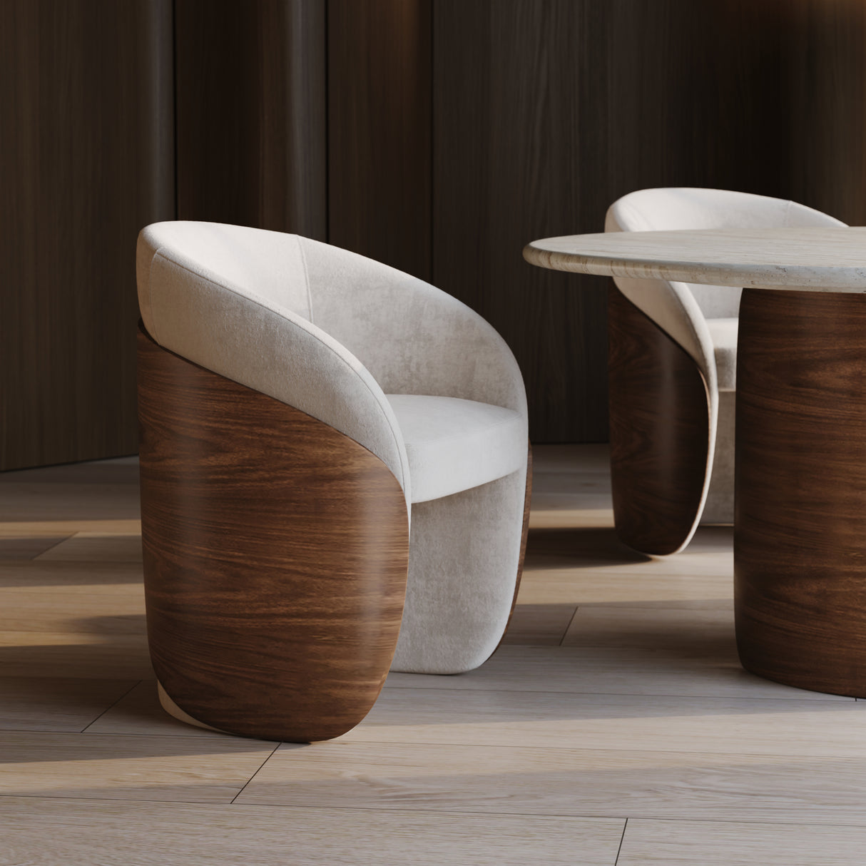Stone Top Dining Table | Caracole Fleur
