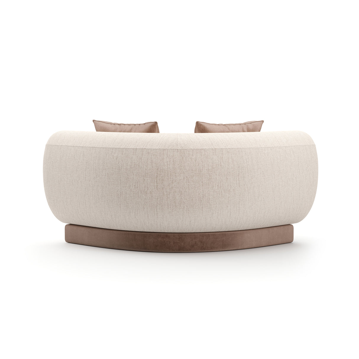 Beige Ribbed Linen Corner Sofa | Caracole Seta