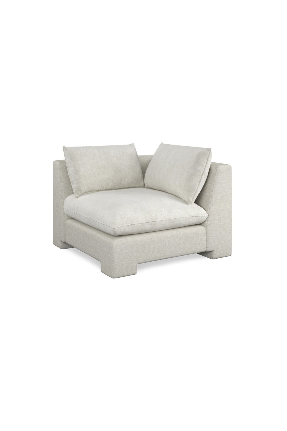 White Sectional Sofa | Caracole Devon | Caracole.eu.com