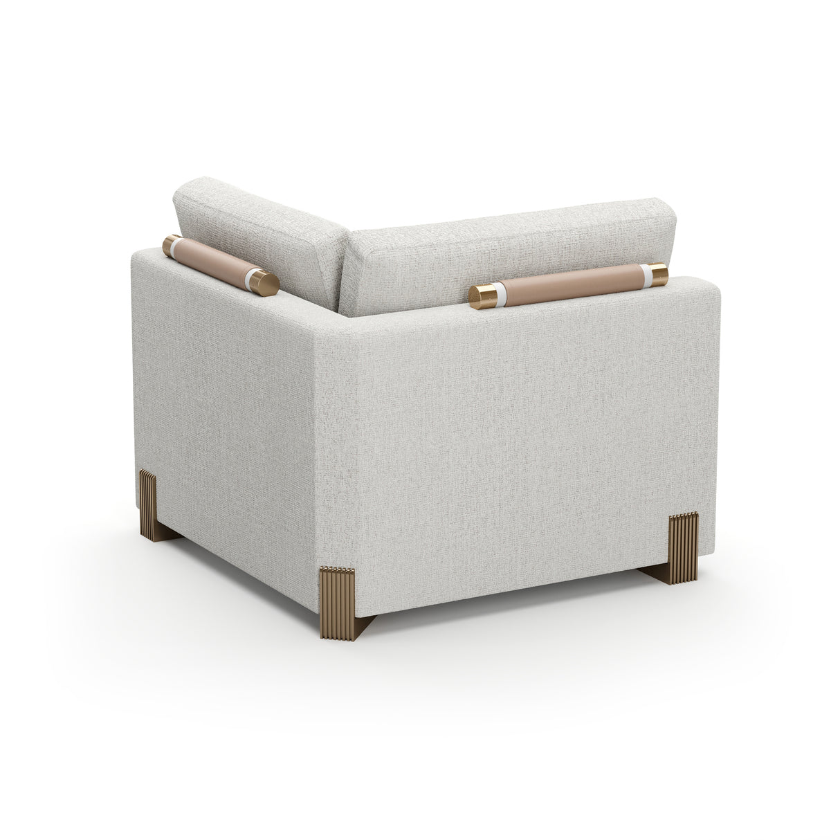 Cream Fabric Corner Sofa | Caracole Counter Balance
