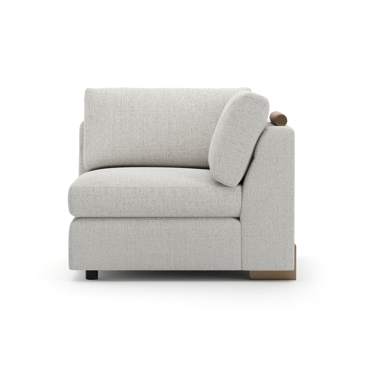 Cream Fabric Corner Sofa | Caracole Counter Balance