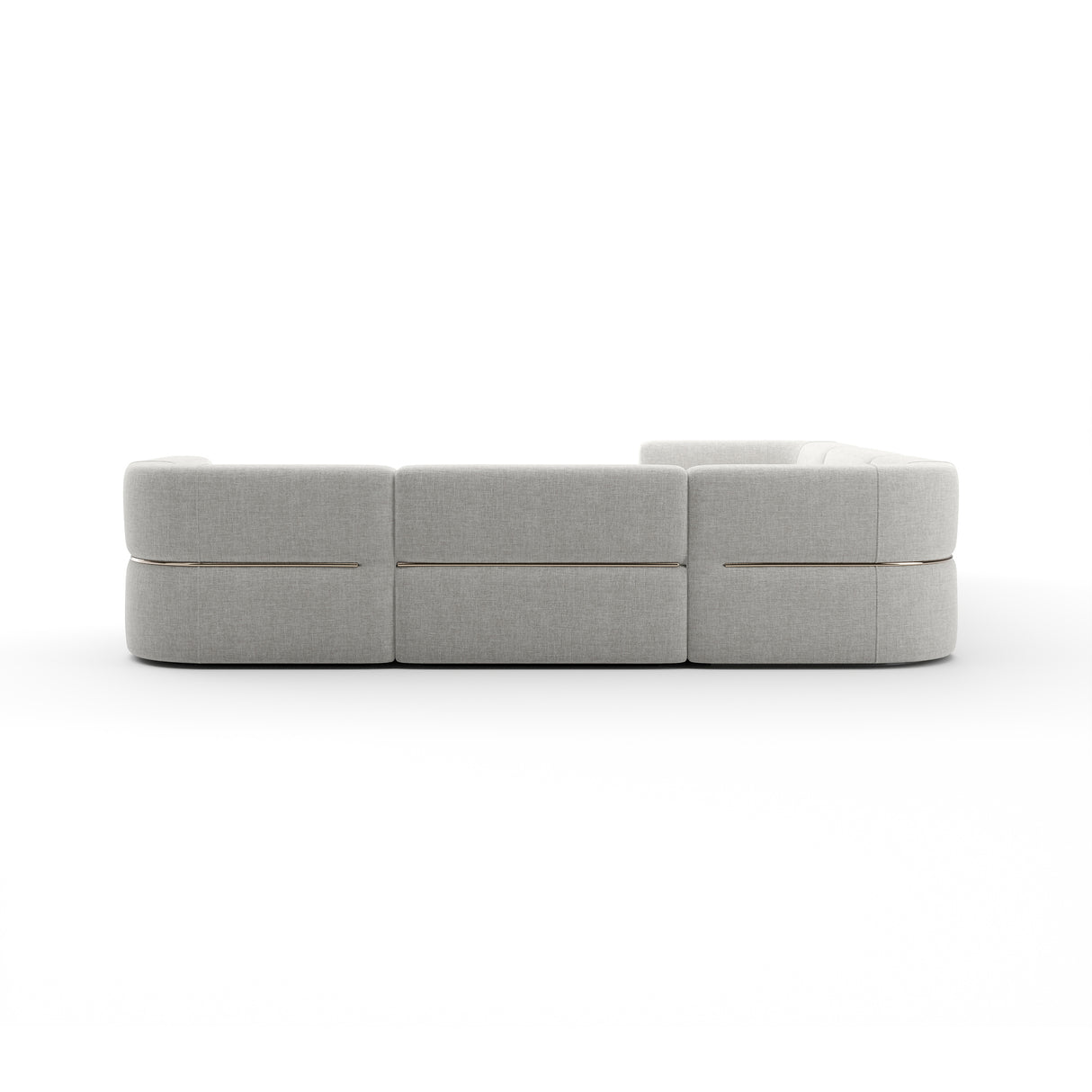 Linnen Sectional L Sofa | Caracole Rhythm