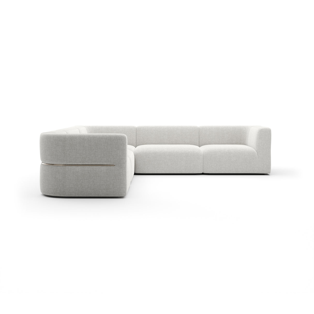 Linnen Sectional L Sofa | Caracole Rhythm