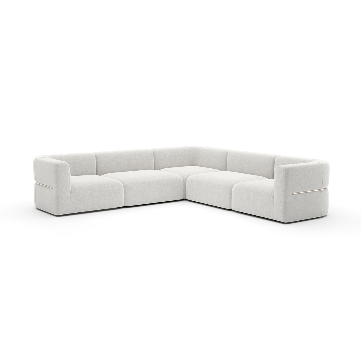 Linnen Sectional L Sofa | Caracole Rhythm
