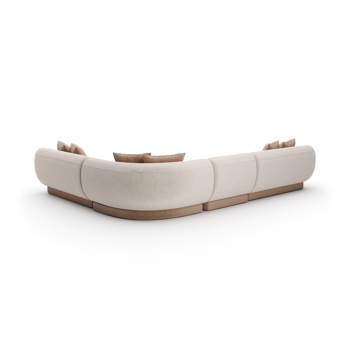 Linnen Sectional L Large Sofa | Caracole Seta