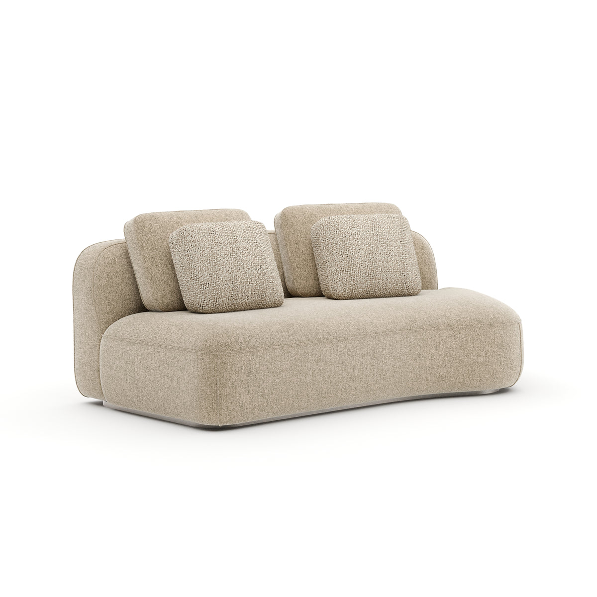 Oatmeal RAF Curved Bumper| Caracole Sasso