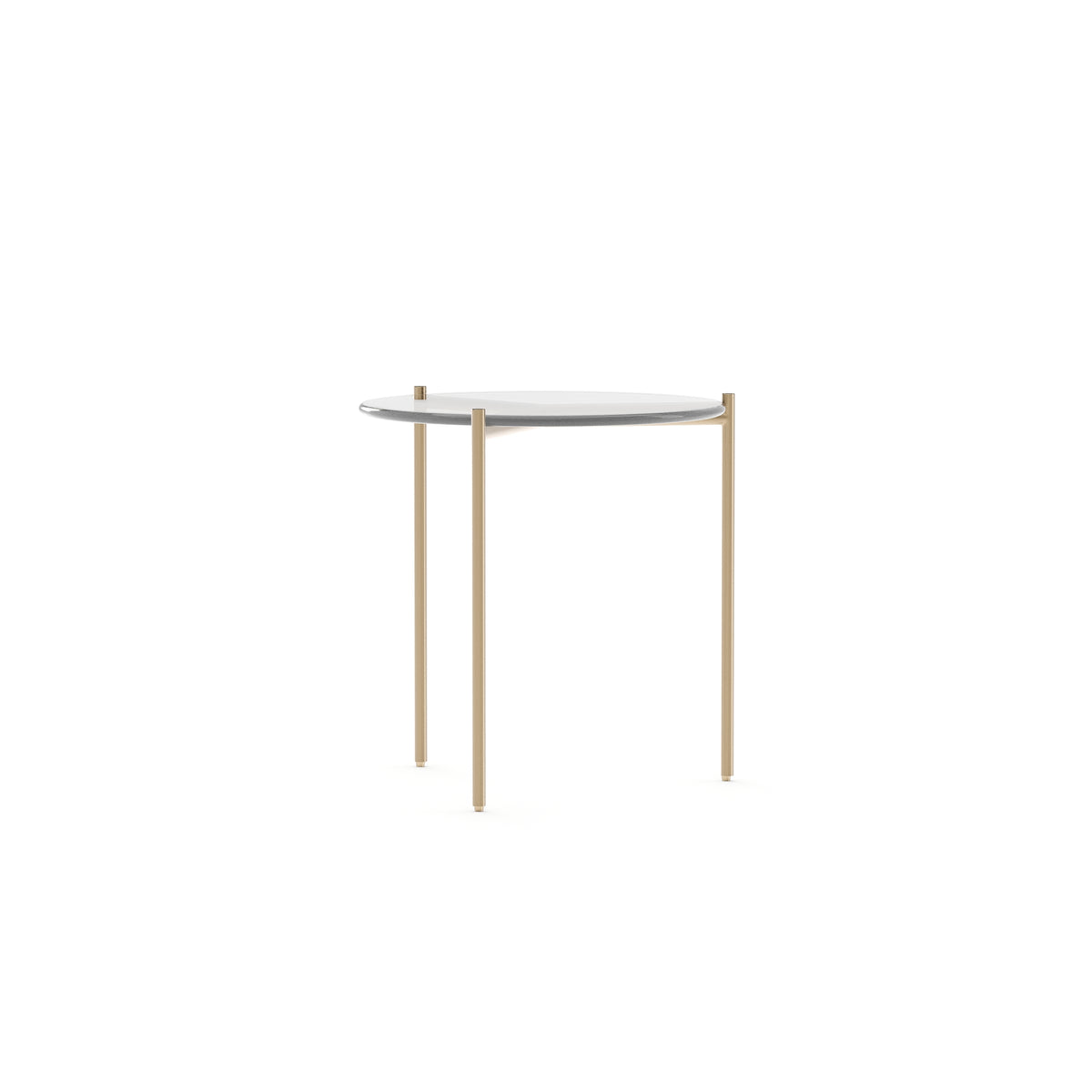 Clear Glass Side Table | Caracole Demli