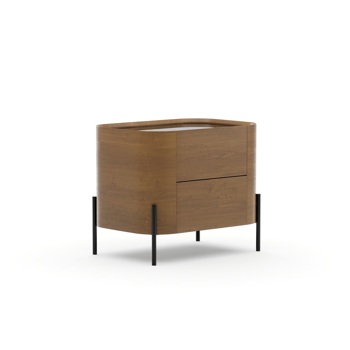 Chocolate Nightstand | Caracole Atom 86 CM