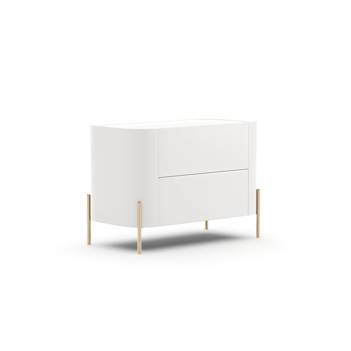 Latte Nightstand | Caracole Atom 86 CM