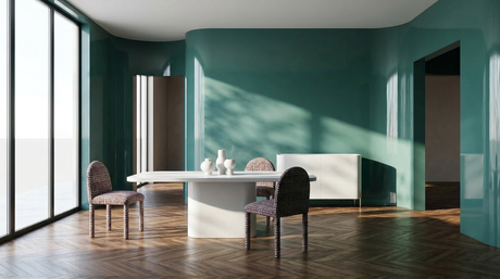 Latte Dining Table | Caracole Atom