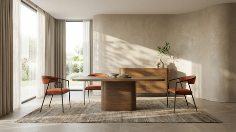 Chocolate Dining Table | Caracole Atom