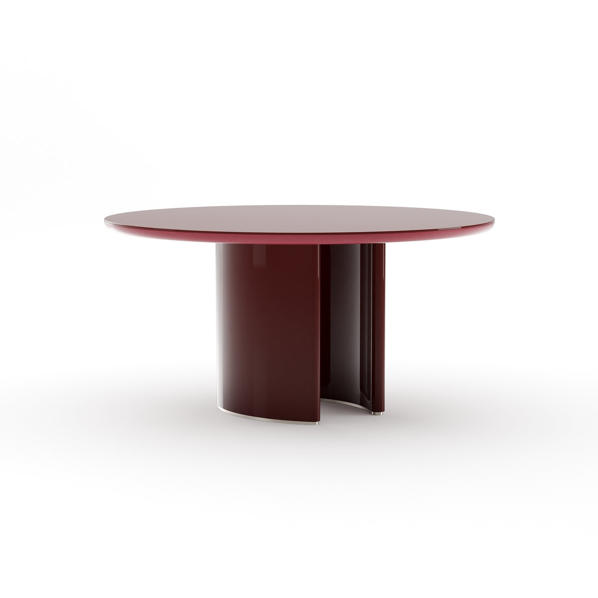 Rouge Round Dining Table | Caracole Tobie