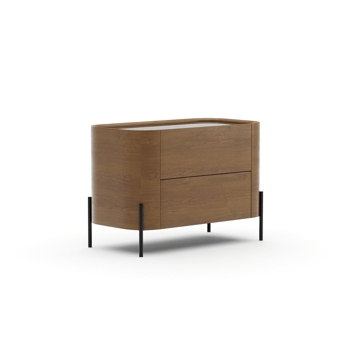 Chocolate Nightstand | Caracole Atom 66 CM