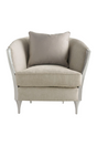 Carved Wood-Arm Lounge Chair | Caracole Cheryl | Caracole.eu.com