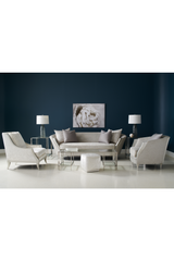 Carved Wood-Arm Lounge Chair | Caracole Cheryl | Caracole.eu.com