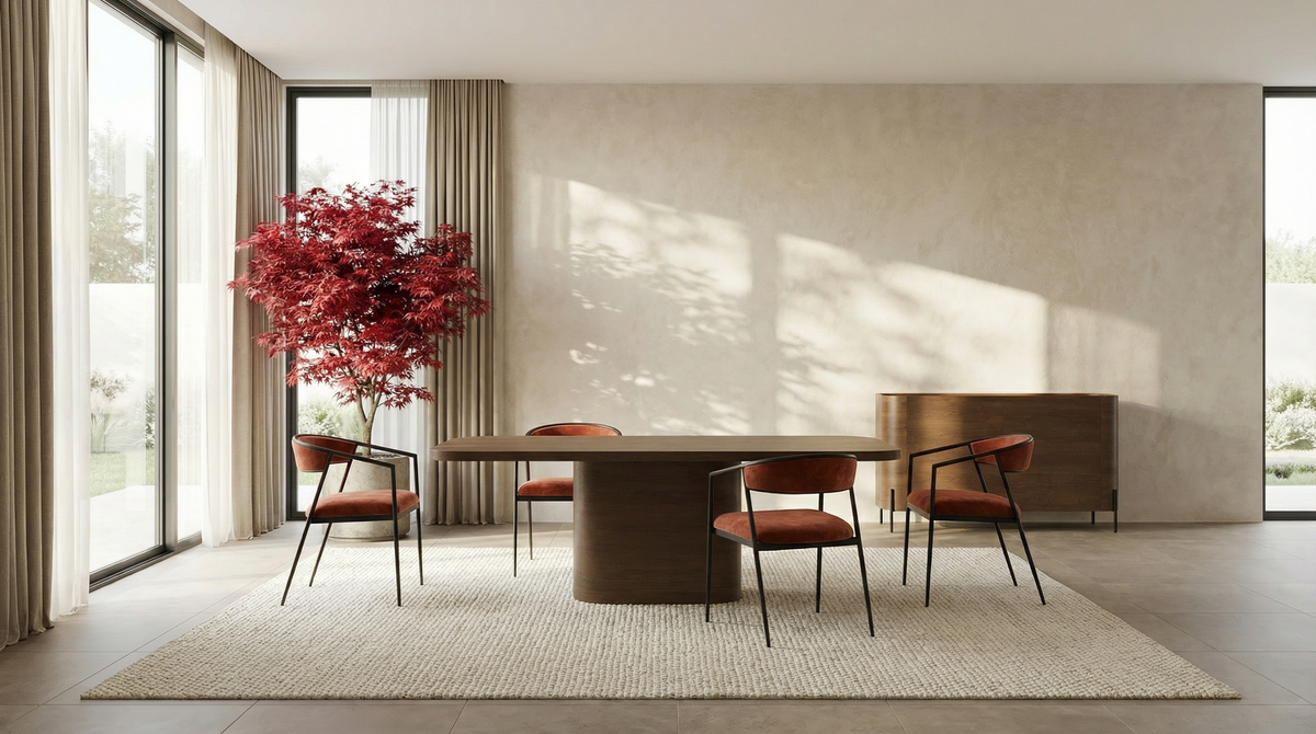 Chocolate Dining Table | Caracole Atom