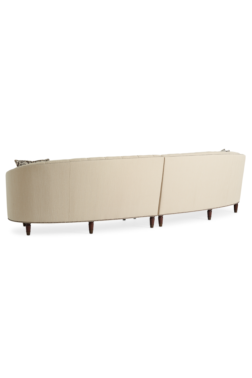 Nail-Trimmed Tufted Sofa | Caracole Laf | Caracole.eu.com