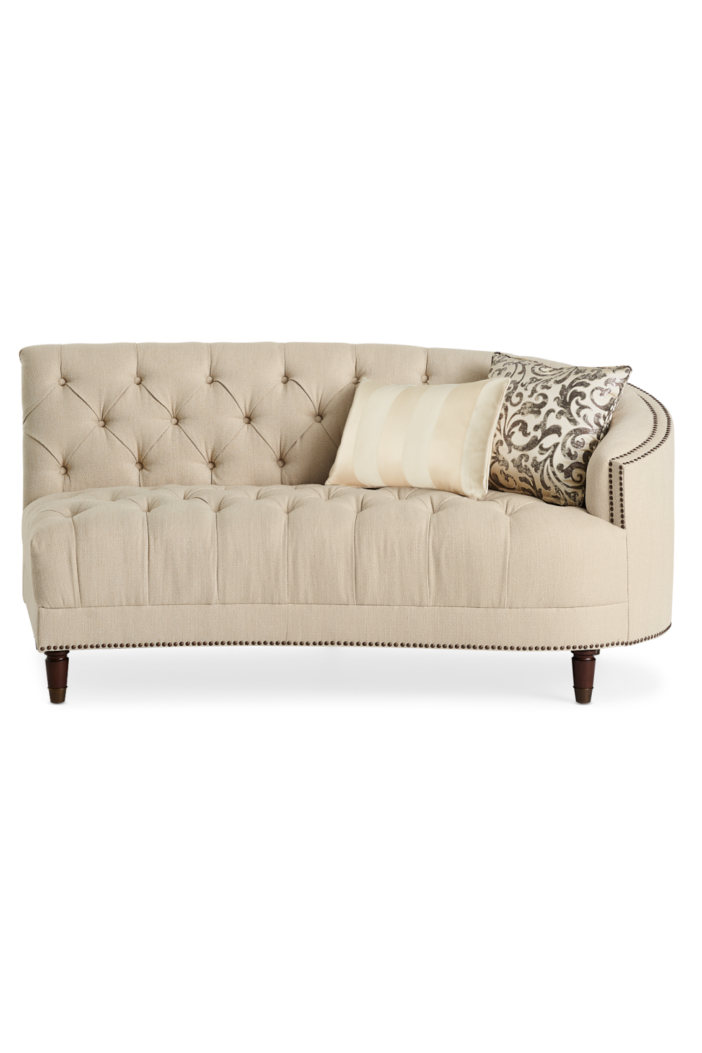 Nail-Trimmed Tufted Sofa | Caracole Laf | Caracole.eu.com