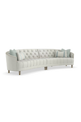 Nail-Trimmed Tufted Sofa | Caracole Raf | Caracole.eu.com