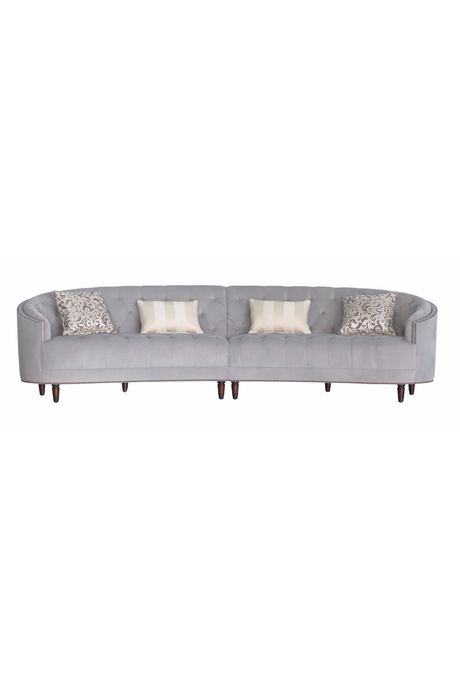 Nail-Trimmed Tufted Sofa | Caracole Raf | Caracole.eu.com