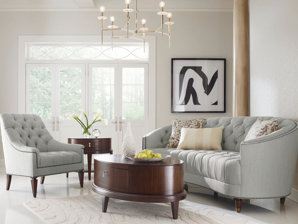 Tufted Lounge Chair | Caracole Classic Elegance | Caracole.eu.com