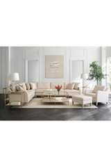 Cream Modern Loveseat | Caracole Victoria | Caracole.eu.com