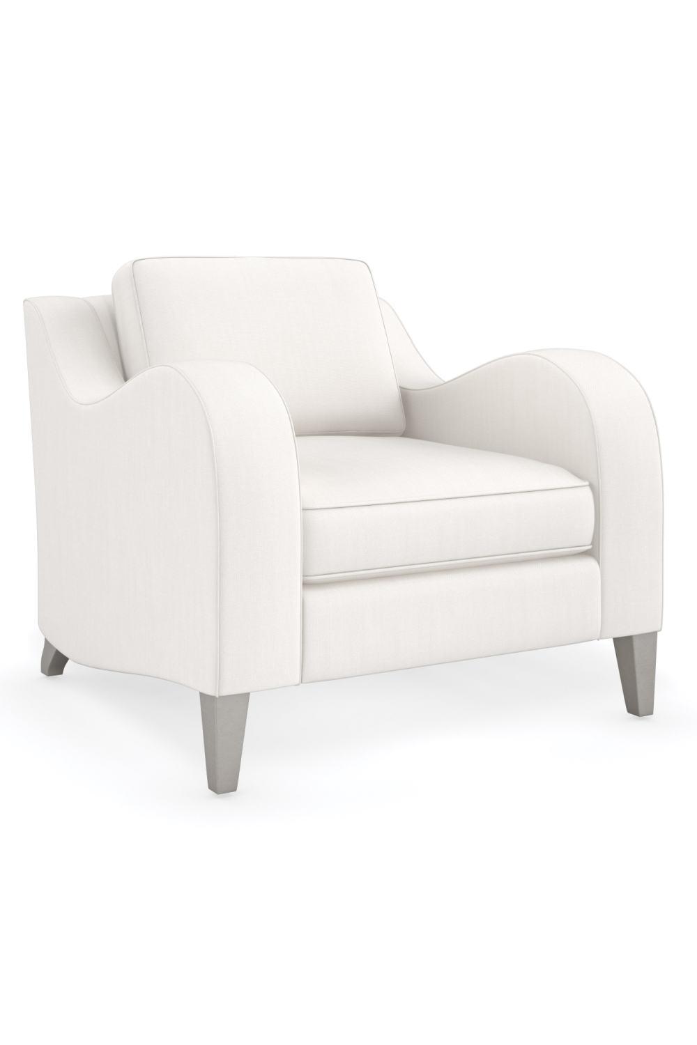 Sloping Arm Lounge Chair | Caracole Victoria | Caracole.eu.com