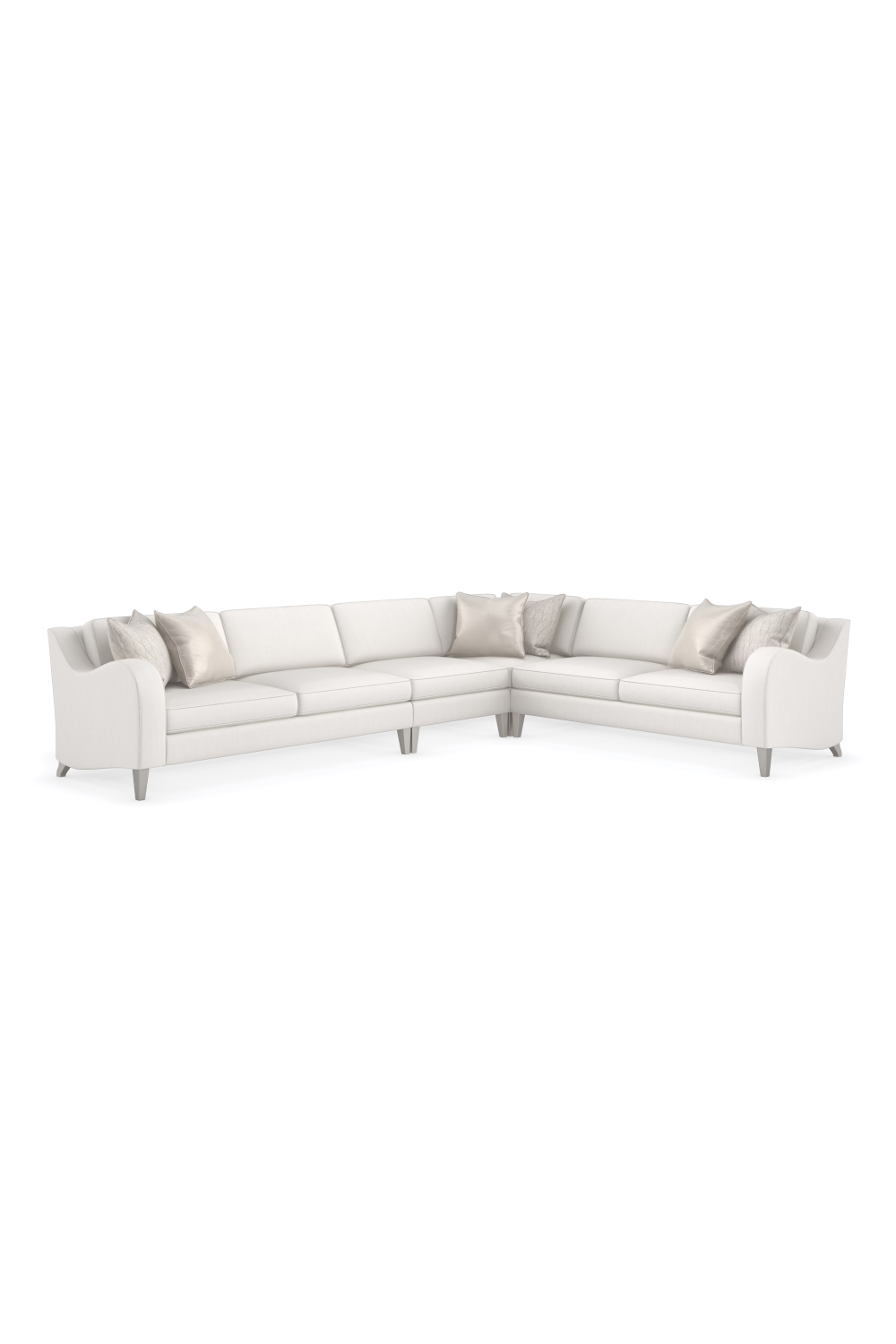 Cream Corner Sofa | Caracole Victoria | Caracole.eu.com