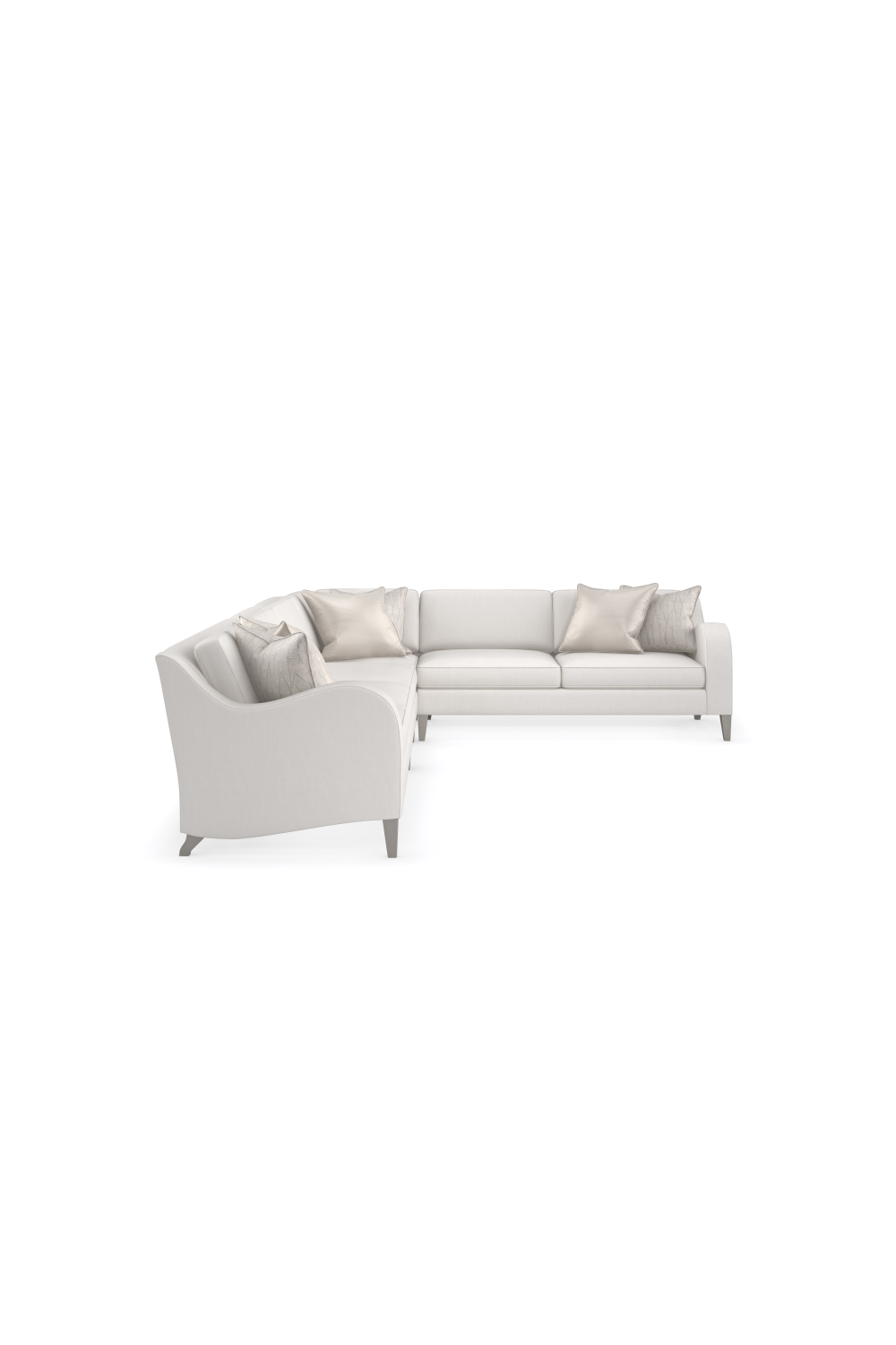Cream Corner Sofa | Caracole Victoria | Caracole.eu.com