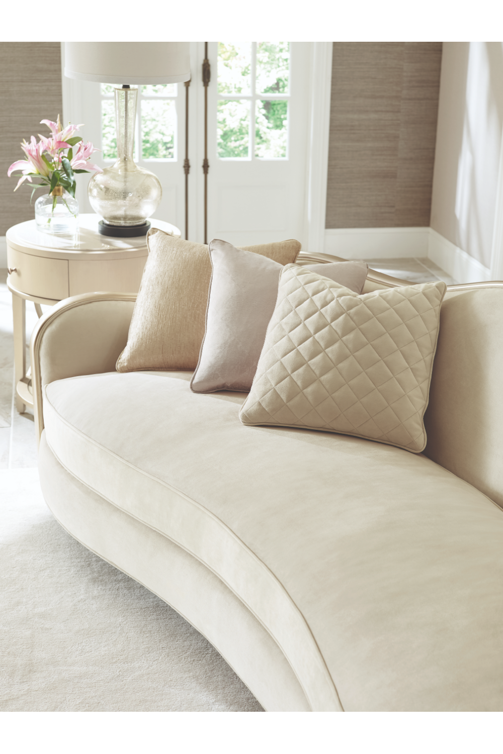 Beige Modern Classic Sofa | Caracole Adela | Caracole.eu.com