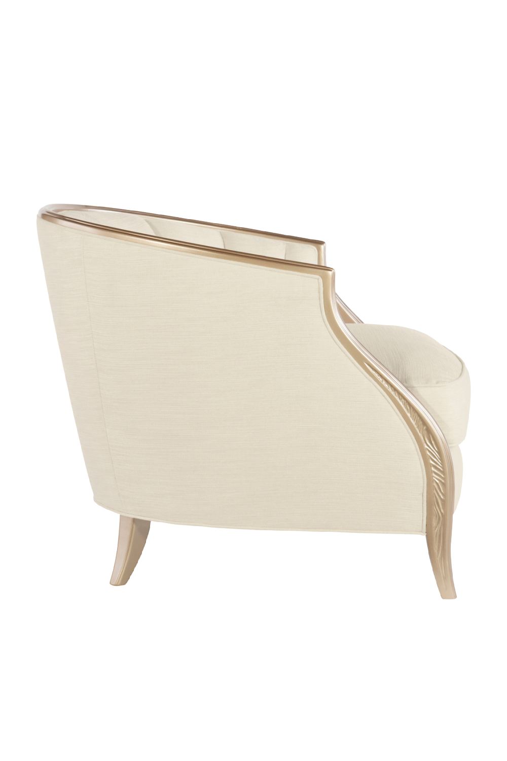 Cream Bouclé Lounge Chair | Caracole Adela | Caracole.eu.com