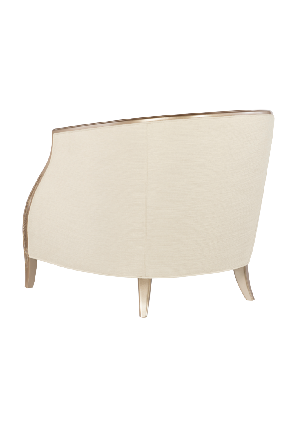 Cream Bouclé Lounge Chair | Caracole Adela | Caracole.eu.com