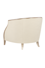 Cream Bouclé Lounge Chair | Caracole Adela | Caracole.eu.com