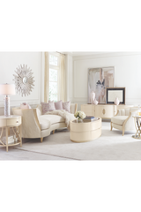 Glass Modern Round Table | Caracole Adela | Caracole.eu.com