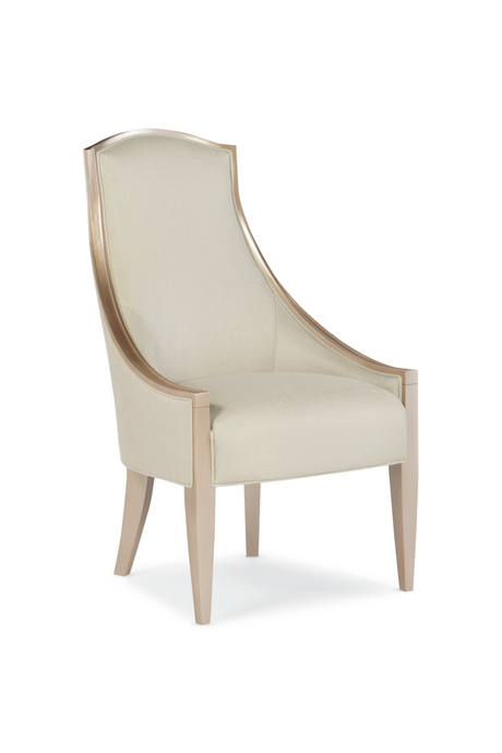 Cream Bouclé Side Chair | Caracole Adela | Caracole.eu.com