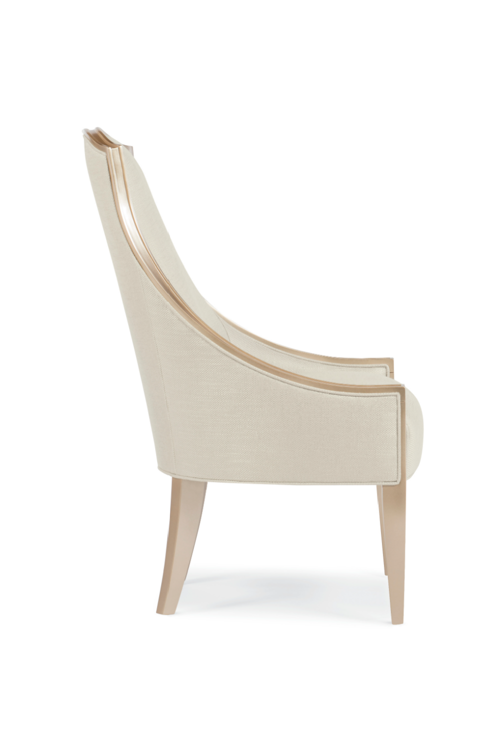 Cream Bouclé Side Chair | Caracole Adela | Caracole.eu.com