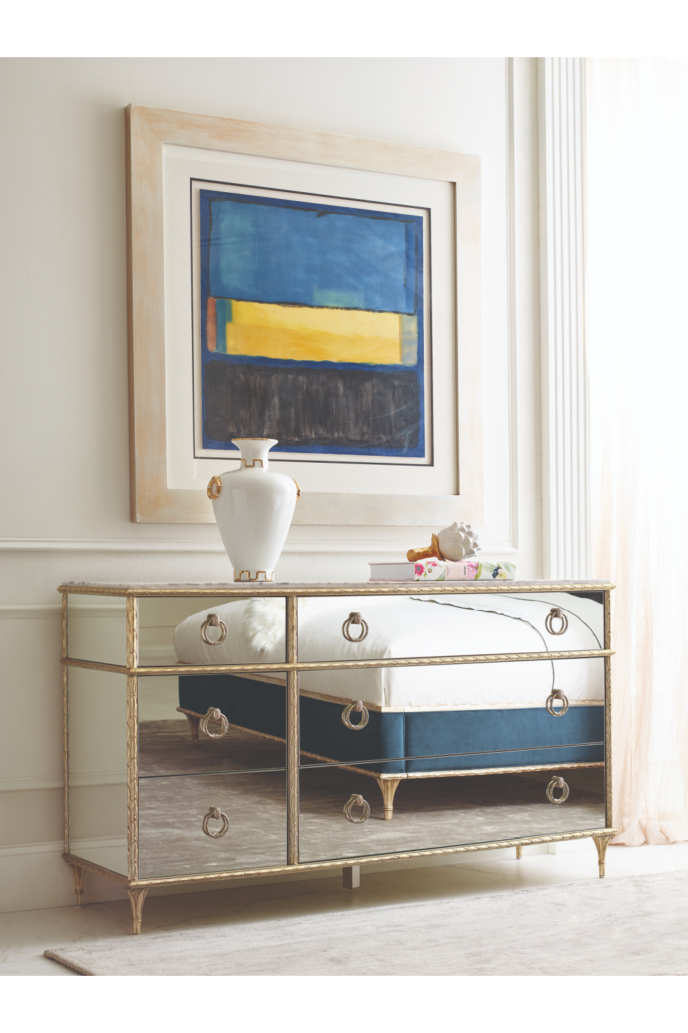Vintage Style White Dresser | Caracole Double | Caracole.eu.com