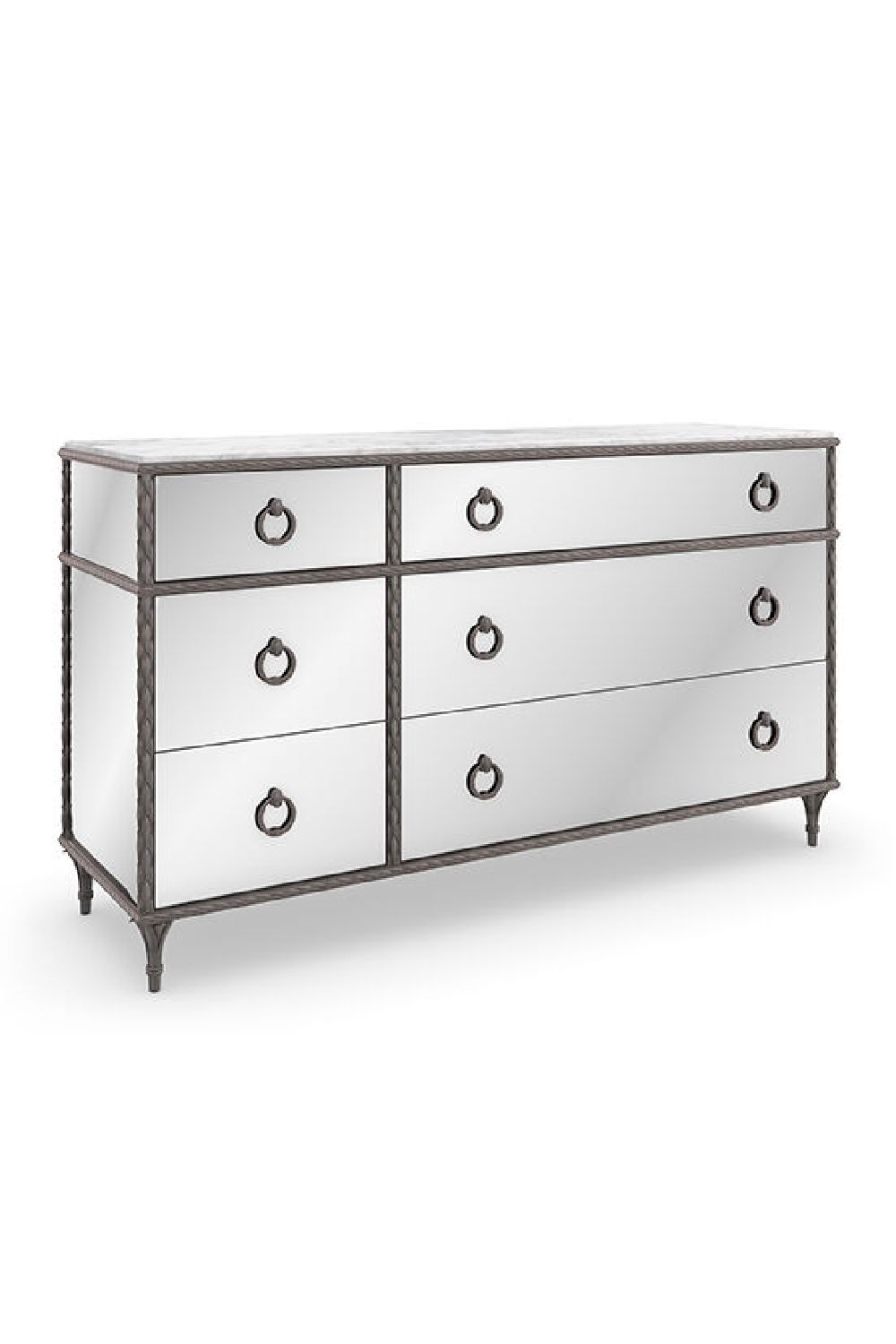 Mirrored Front Dresser | Caracole Fontainebleu | Caracole.eu.com