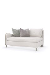 White Chenille Modular Sofa | Caracole Lillian | Caracole.eu.com